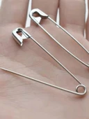 Çocuk Güvenlik Metal Çengelli İğne No. 2 - 3.5cm - 30 Adet - 2