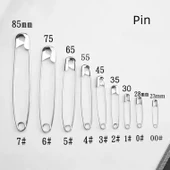Çocuk Güvenlik Metal Çengelli İğne No. 2 - 3.5cm - 20 Adet - 7