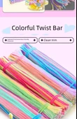 DIY Bükülmüş Çubuk El İşi Seti - Melody Çanta 843 Parça Set 10 Renk - 11