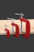 Doğrama Ve Metal Sıkma Sıkıştırma İçin 3lü Mini Mengene Aparat - 6