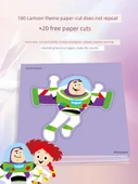 Disney Çocuk Kağıt Kesme Origami Seti - Karlar Ülkesi + Prenses [240 Yaprak, 40 Origami] - 3