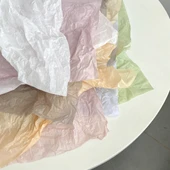 Morandi Renkli Pasta Ambalaj Kağıdı - Bej 10 Adet - 3