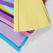 Origami Kağıt Şeritleri - Gradyan Yeşil 530 Adet - 6