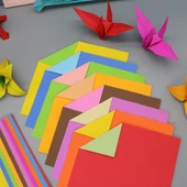 Çift Taraflı Renkli Origami Kağıdı - 25cm 60 Yaprak - 4
