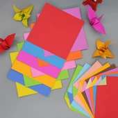 Çift Taraflı Renkli Origami Kağıdı - 25cm 60 Yaprak - 5