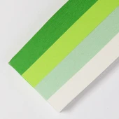 Origami Kağıt Şeritleri - Gradyan Yeşil 530 Adet - 1