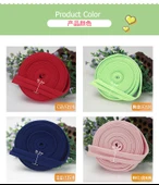 Elastik Örme Pamuklu Kumaş Şerit - Mavi Mor - 5 Metre thumbnail 10