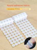 Kendinden Yapışkanlı Cırt Cırt Bant Noktaları - 15mm Çap - Şeffaf (102 Çift) - 7