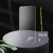 Yüksek Viskoziteli İz Bırakmayan Duvar Sticker Kancası - Dik Açı Köşe 3.5cm x 9.2cm [10 Adet] thumbnail 5