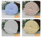 Elastik Örme Pamuklu Kumaş Şerit - Turuncu (Model 1) - 5 Metre thumbnail 11