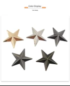 DIY Alaşım Perçin Punk Pentagram Şapka - Gümüş - 12.5mm - 9