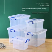 Şeffaf Plastik Saklama Kutusu - 22x15.3x13cm (3L) - 2