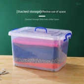 Şeffaf Plastik Saklama Kutusu - 22x15.3x13cm (3L) - 4