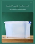 Şeffaf Plastik Saklama Kutusu - 63x44.5x36cm (80L) - 9