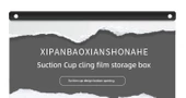 Buzdolabı Streç Film Saklama Kutusu - Kırmızı Toplu Krem - 7