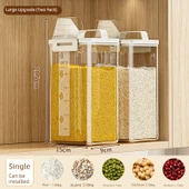 Hava Geçirmez Gıda Saklama Kabı - 2'li Set 2.5L - Tahıl Bölmeli thumbnail 1