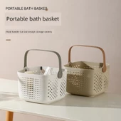 PP Banyo Sepeti - Çimen Yeşili - Banyo Malzemeleri Saklama - 3