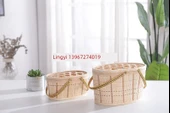 Bambu Dokuma Yumurta Sepeti - Buti 22*14*10 Oval Sepet 1.00kg Yumurta - 3