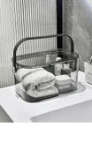 Öğrenci Yurdu Banyo Sepeti - Şeffaf Desenli 2 - 8