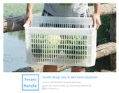Kalınlaştırılmış Plastik Saklama Sepeti - HX600 [Oymalı Üzüm Sepeti] - 11
