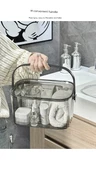 Öğrenci Yurdu Banyo Sepeti - Siyah Şeffaf Desenli 2 - 10