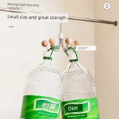 360° Dönen 6 Tırnaklı Askı - [2'li Paket] - Pembe - 6