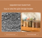 2.5L Yeşil - 2'li Gıda Sınıfı Pirinç Mısır Gevreği Saklama Kutusu [Ölçülü, Kapaklı] thumbnail 8