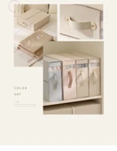 Katlanabilir Kumaş Saklama Kutusu - Şeftali Tozu thumbnail 9