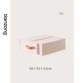 Katlanabilir Kumaş Saklama Kutusu - Şeftali Tozu thumbnail 1