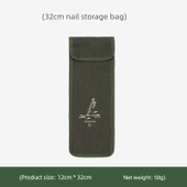 Kamp Çadır Kazığı Saklama Çantası - 30cm Çivi Çantası - 1