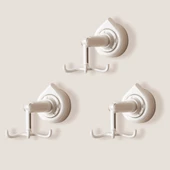 Altı Çengelli Döner Mutfak Saklama Askısı - Krem 3 Adet thumbnail 1