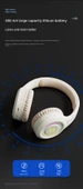 Bluetooth E-Spor Oyuncu Kulaklığı - Atina Siyahı - HIFI Ses - 100 Saat - 11