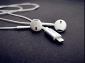 Yarı Kulak İçi Uyku Kulaklığı - Apple Fiş - Kırmızı Kablo - Mikrofonlu - 11
