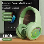 Bluetooth E-Spor Oyuncu Kulaklığı - Atina Siyahı - HIFI Ses - 100 Saat - 2