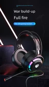 Gaming Kulaklık - Beyaz Çift Delikli Işıltılı Versiyon - 8