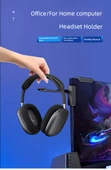 Monitör Kulaklık Askısı - Beyaz (0.5~1.8cm Düz Paneller İçin) - 9
