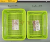 Plastik Saklama Sepeti - Açık Pembe (Orta 5016) - 11