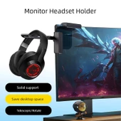 Monitör Kulaklık Askısı - Beyaz (0.5~1.8cm Düz Paneller İçin) - 2