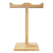 Ahşap Kulaklık Standı - Çift Asılı Çok Delikli Kulaklık Çerçevesi - 6