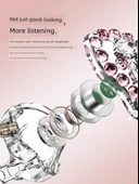 Type-C Kablolu Kulak İçi HIFI Kulaklık - Mor - 5
