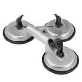 3'lü Alüminyum Vakumlu Cam Vantuzu Cam Fayans Ahşap Metal Taşıma Kaporta Göçük Düzeltme Aparatı Üçlü thumbnail 4