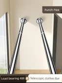 Paslanmaz Çelik Çamaşır Askısı - 1.5~2.2 Metre [33 Çap] (Kalın) - 2