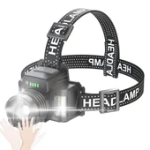 Sensörlü Cree Tg Led  Şarjlı Kafa Lambası  Wt-625 - 3