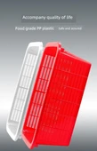 Kırmızı Plastik Sepet - 370x260x135 mm - 10