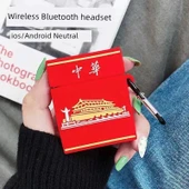 Şarj Kutulu Kablosuz Bluetooth 5.0 Kulaklık - Dokulu Oreo thumbnail 4