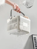 Banyo Sepeti - Gri - Düz - 4