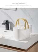 Banyo Sepeti - Öğrenci Tuvalet ve Banyo Malzemeleri için - Gri - 9