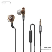 Şeffaf Gürültü Önleyici Kablolu Kulak İçi Kulaklık - Siyah Apple - 4
