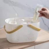 Banyo Sepeti - Öğrenci Tuvalet ve Banyo Malzemeleri için - Beyaz - 2