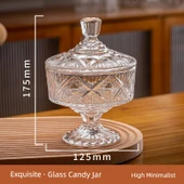 Kapaklı Cam Kavanoz - Yüksek Minimalist - 1